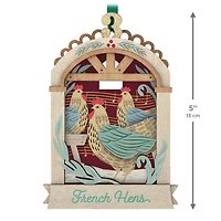 Twelve Days of Christmas French Hens Papercraft Ornament for only USD 27.99 | Hallmark