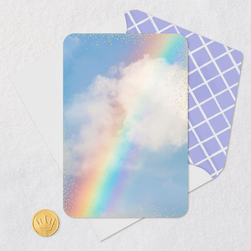 Rainbow and Clouds Blank Card for only USD 2.99 | Hallmark