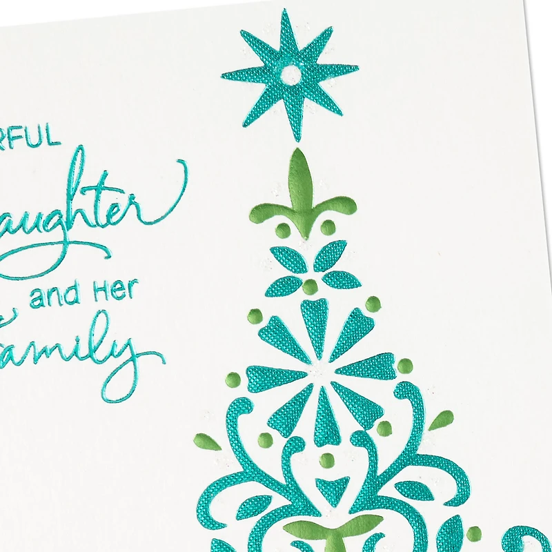You're a Wonderful Gift Christmas Card for Daughter and Family for only USD 5.59 | Hallmark