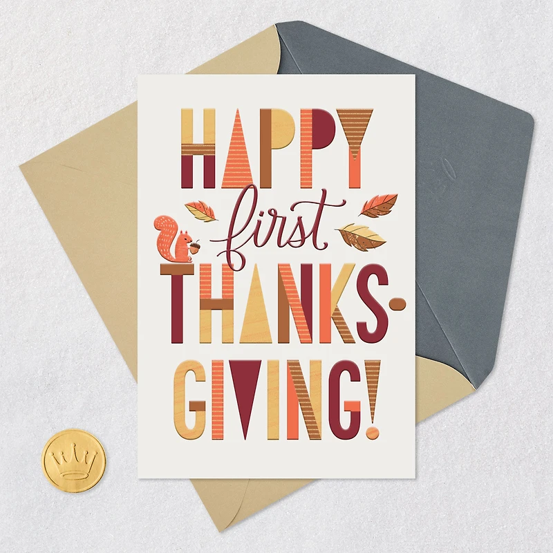Sweet Precious One Baby's First Thanksgiving Card for only USD 3.59 | Hallmark