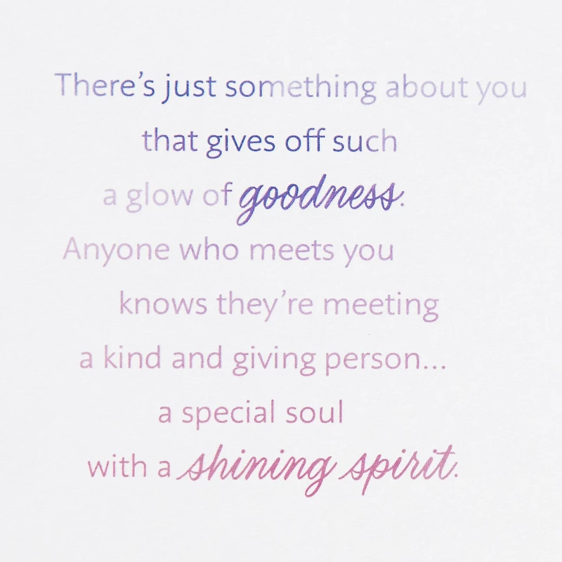You're a Special Soul With a Shining Spirit Birthday Card for only USD 5.99 | Hallmark