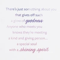 You're a Special Soul With a Shining Spirit Birthday Card for only USD 5.99 | Hallmark