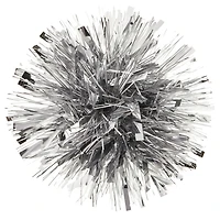 5" Silver Metallic Pom-Pom Gift Bow for only USD 3.99 | Hallmark