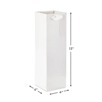 13" Embossed Silver Rings Wine Gift Bag for only USD 7.99 | Hallmark