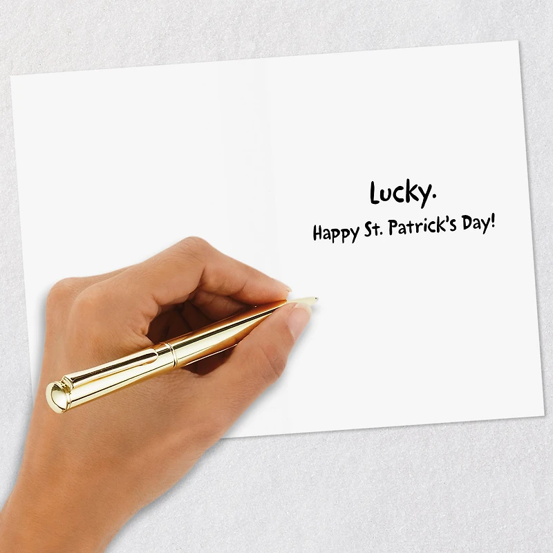 Peanuts® Snoopy With Shamrock St. Patrick's Day Cards, Pack of 6 for only USD 6.99 | Hallmark