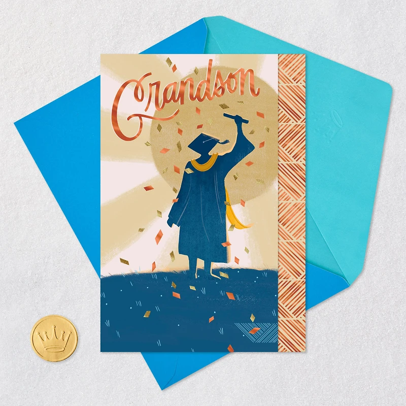 Wishing You an Awesome Adventure Religious Graduation Card for Grandson for only USD 3.99 | Hallmark