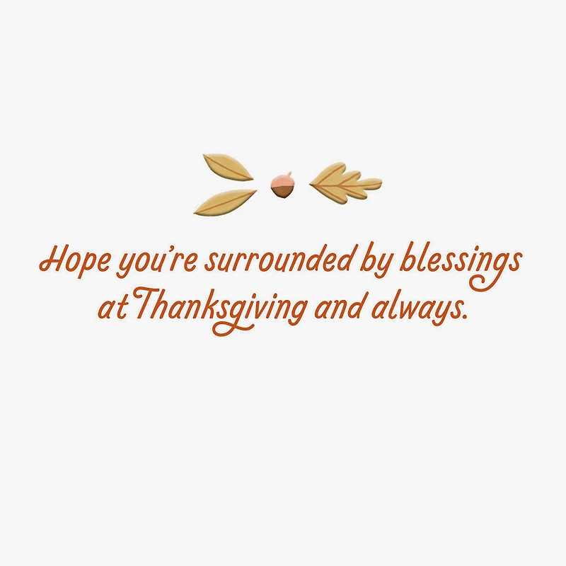 Surrounded By Blessings Thanksgiving Card for only USD 3.99 | Hallmark