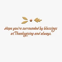 Surrounded By Blessings Thanksgiving Card for only USD 3.99 | Hallmark