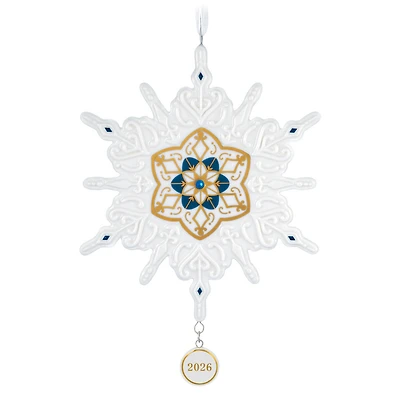 Snowflake 2026 Porcelain Ornament for only USD 24.99 | Hallmark
