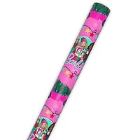Barbie™ and Friends on Pink Christmas Wrapping Paper Roll, 25 sq. ft. for only USD 4.99 | Hallmark
