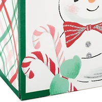 6.5" Smiling Snowman on White Small Holiday Gift Bag for only USD 2.49 | Hallmark