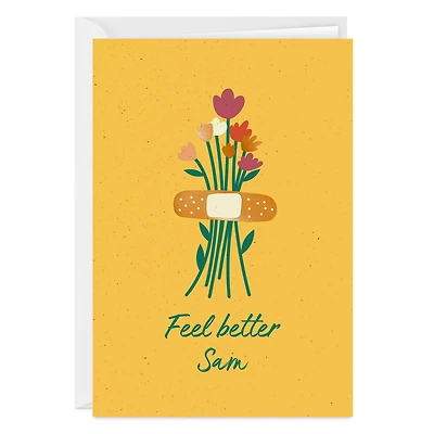 Feel Better Flower Bouquet Custom Get Well Card for only USD 4.99 | Hallmark