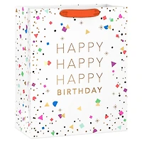 13" Happy Birthday Confetti Large Gift Bag for only USD 5.49 | Hallmark