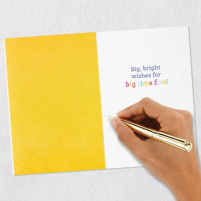 Big Bright Wishes Lettering Birthday Card for only USD 3.99 | Hallmark
