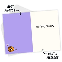Retro Groovy Pumpkin Custom Halloween Card for only USD 4.99 | Hallmark