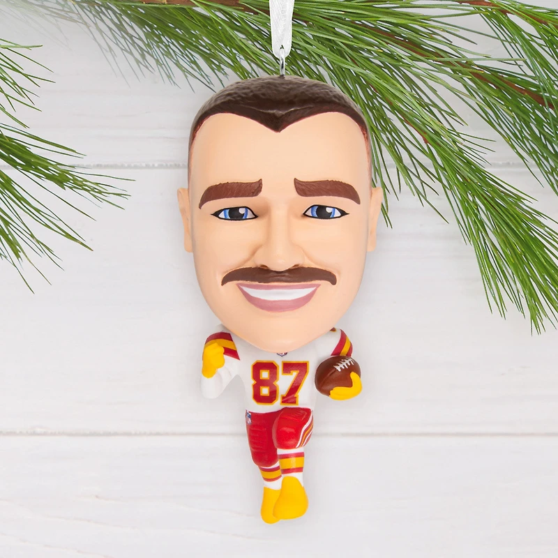 NFL Kansas City Chiefs Travis Kelce Bobblehead Hallmark Ornament for only USD 19.99 | Hallmark