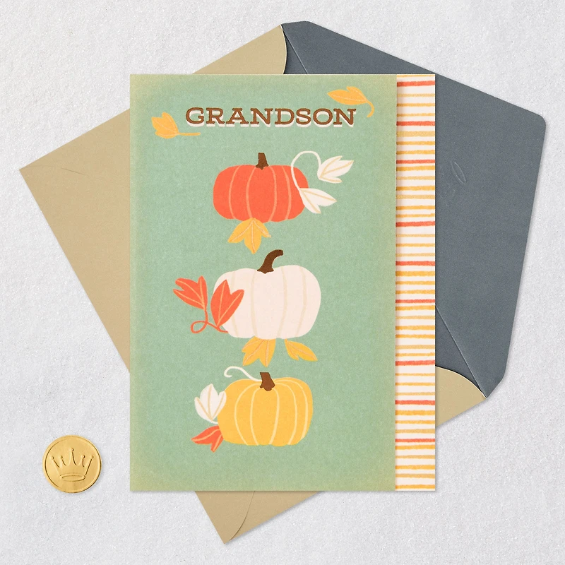 Grateful for You Thanksgiving Card for Grandson for only USD 2.99 | Hallmark