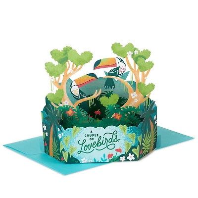 A Couple of Lovebirds 3D Pop-Up Love Card for only USD 7.99 | Hallmark