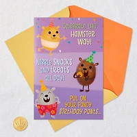 Hamster Party Funny Musical Birthday Card for Kids for only USD 5.99 | Hallmark