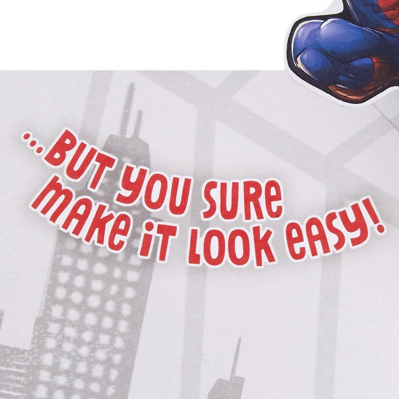 Marvel Spider-Man You're Amazing Musical Pop-Up Birthday Card for Grandson for only USD 7.99 | Hallmark
