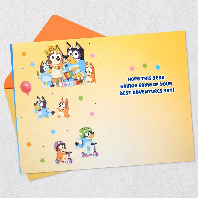 Bluey Maximum Fun Birthday Card for Kids for only USD 4.99 | Hallmark