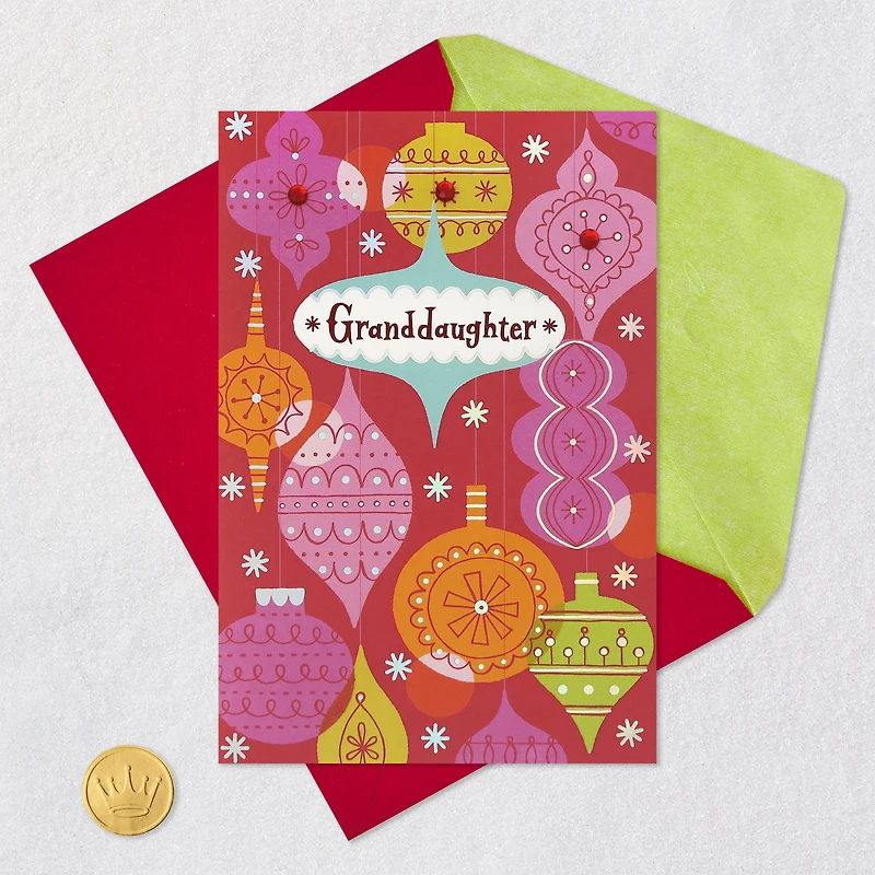 You're a Bright Star in Our Family Christmas Card for Granddaughter for only USD 5.59 | Hallmark