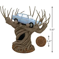 Harry Potter and the Chamber of Secrets™ Collection Flying Ford Anglia in the Whomping Willow™ Tree Topper With Light and Sound for only USD 158.99 | Hallmark