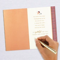 So Grateful for You Thanksgiving Card for Son for only USD 3.99 | Hallmark