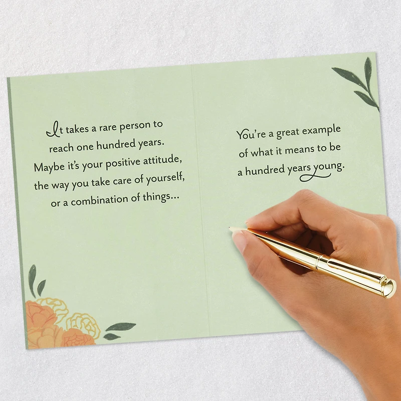 A Great Example of 100 Years Young 100th Birthday Card for only USD 4.99 | Hallmark