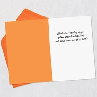 Plain Weird Pilgrim Funny Thanksgiving Card for only USD 3.49 | Hallmark