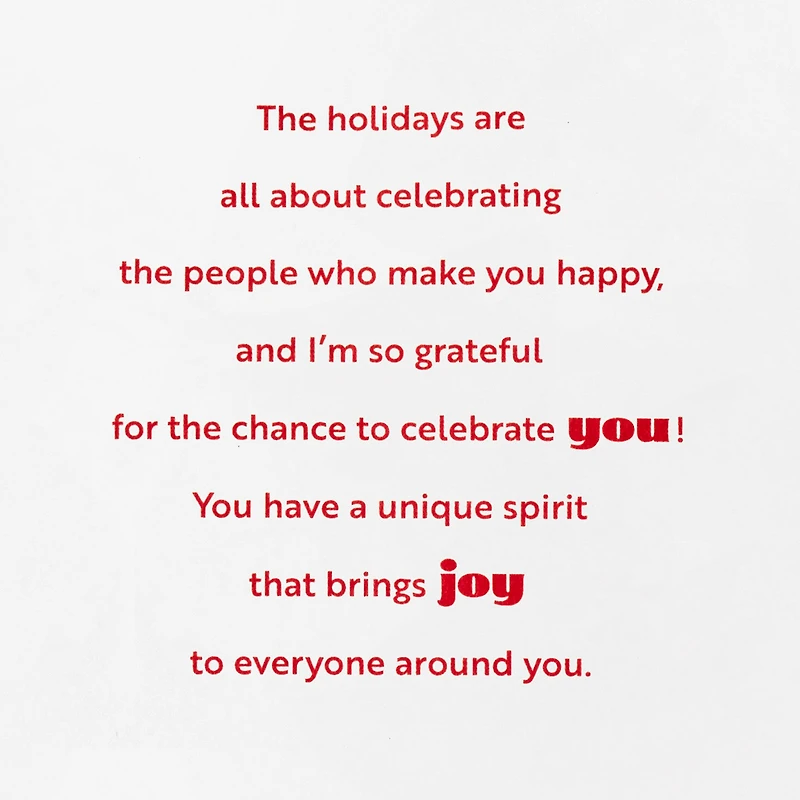 Grateful to Celebrate You Holiday Card for only USD 6.59 | Hallmark