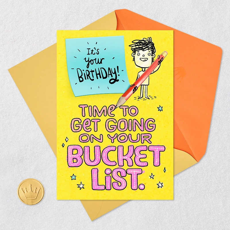 Bucket List Funny Birthday Card for only USD 2.99 | Hallmark