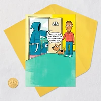 Grim Reaper and His Emotional Support Dog Funny Birthday Card for only USD 4.49 | Hallmark