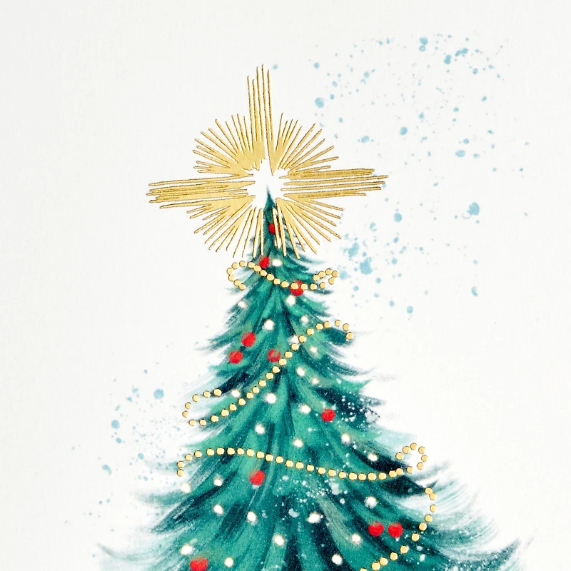 Elegant Evergreen With Star Packaged Christmas Cards, Set of 5 for only USD 5.00 | Hallmark