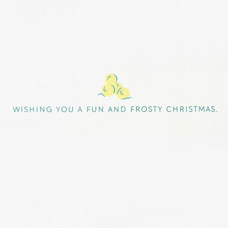 Peanuts® Charlie Brown and Friends Fun and Frosty Christmas Card for only USD 8.59 | Hallmark