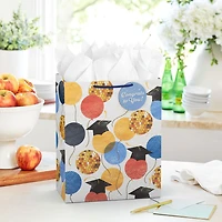 13" Balloons, Grad Caps and Disco Balls Large Graduation Gift Bag for only USD 4.99 | Hallmark