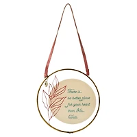 No Better Place Than in His Hands Hanging Glass Sentiment for only USD 22.99 | Hallmark