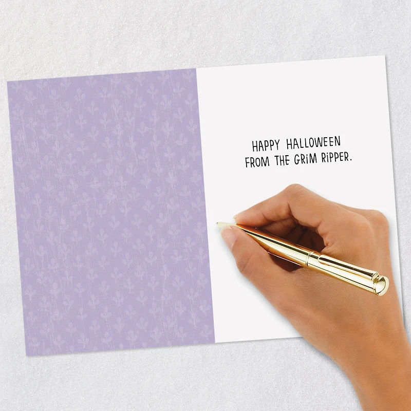 Wishes from the Grim Ripper Funny Halloween Card for only USD 3.49 | Hallmark