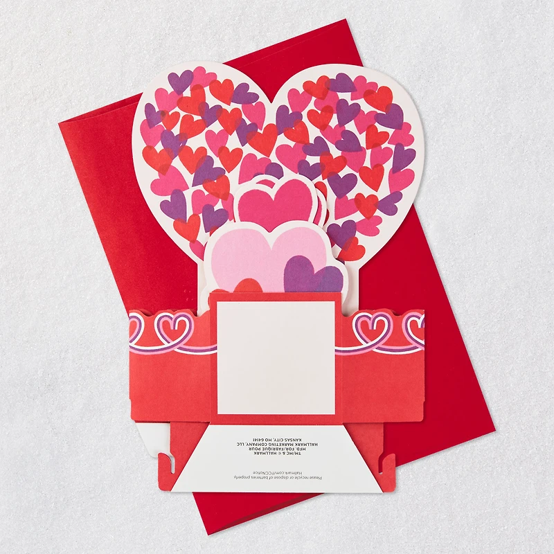Hearts Musical 3D Pop-Up Valentine's Day Card With Light for only USD 9.99 | Hallmark