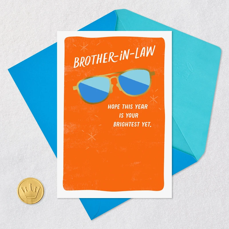 Brightest Year Yet Birthday Card for Brother-in-Law for only USD 3.99 | Hallmark