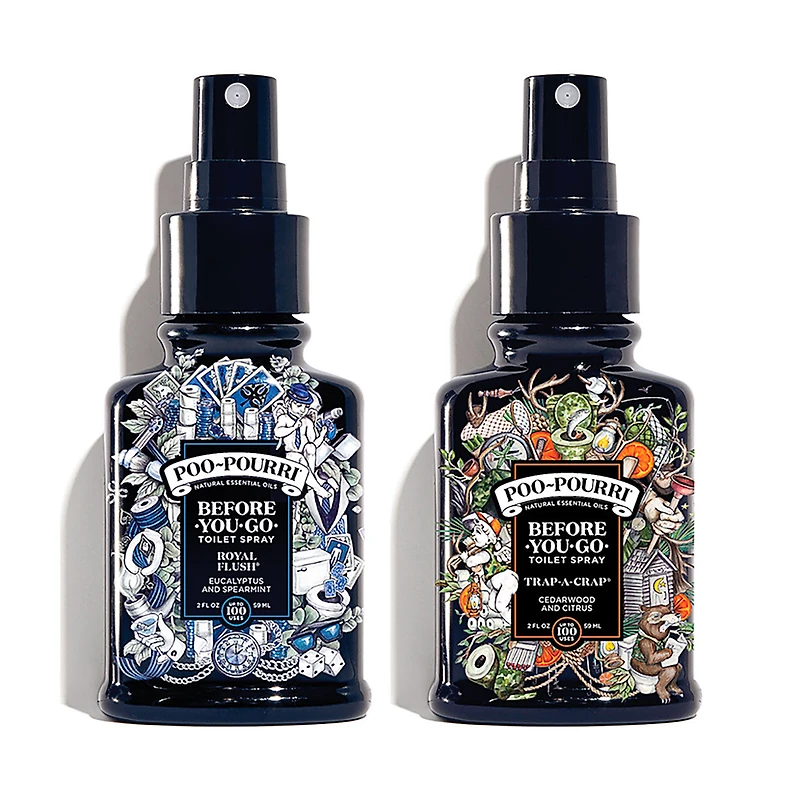 Poo-Pourri Master Crapsman Deodorizing Spray Gift Box, Set of 2 for only USD 22.99 | Hallmark