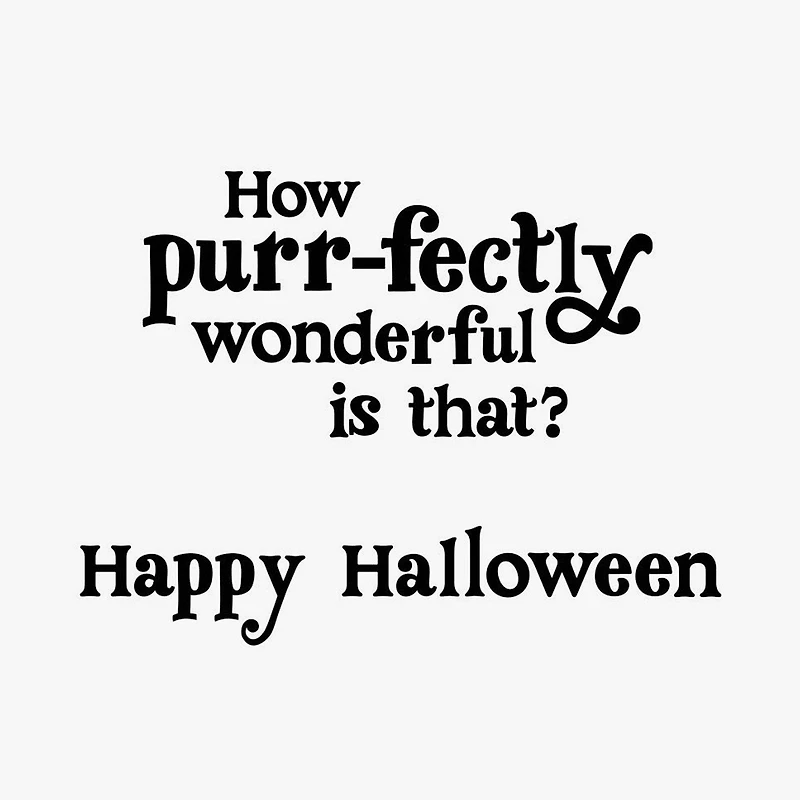 Purr-fectly Wonderful Black Cat Halloween Cards, Pack of 6 for only USD 5.99 | Hallmark