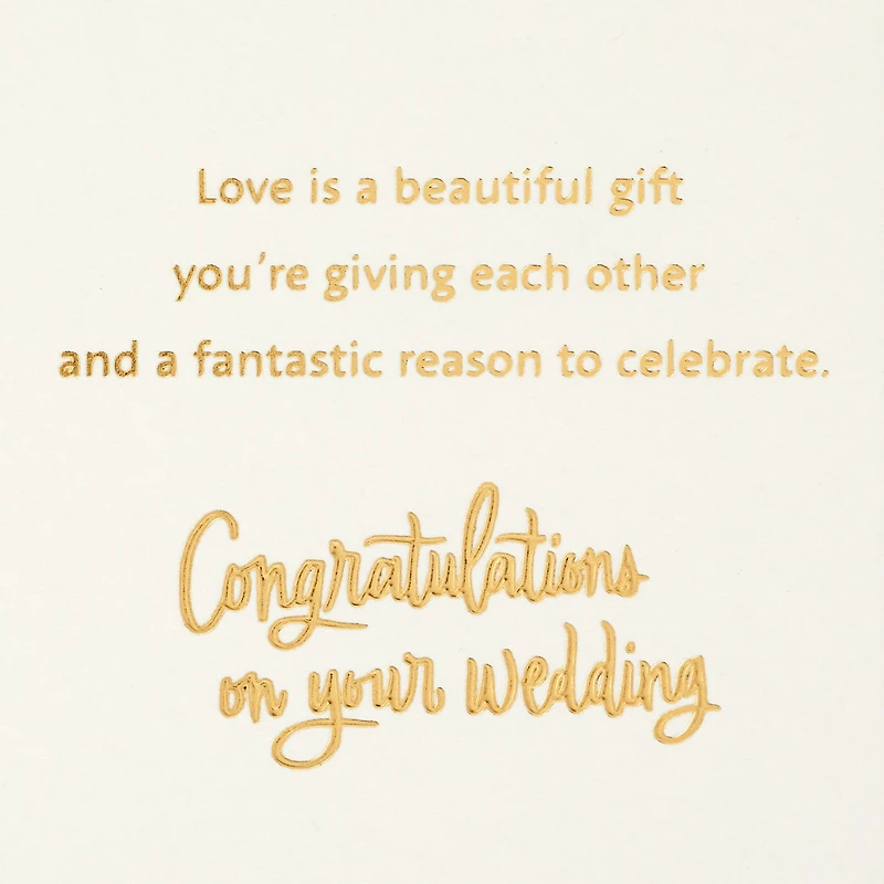 Love Is a Gift Wedding Card for Son and Daughter-in-Law for only USD 3.99 | Hallmark