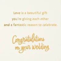 Love Is a Gift Wedding Card for Son and Daughter-in-Law for only USD 3.99 | Hallmark