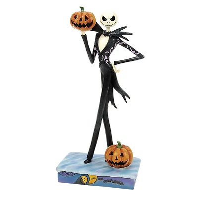 Jim Shore Disney Tim Burton's The Nightmare Before Christmas Jack With Pumpkins Figurine, 9.2" for only USD 69.99 | Hallmark