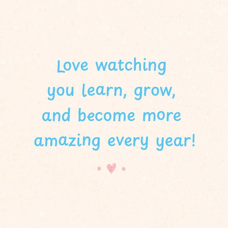 Love Watching You Grow 3rd Birthday Card for only USD 3.99 | Hallmark