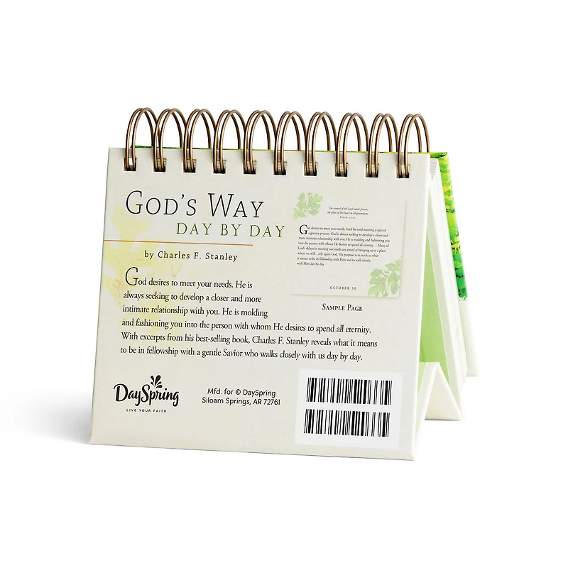 Charles Stanley God's Way Day by Day Perpetual Calendar for only USD 11.99 | Hallmark