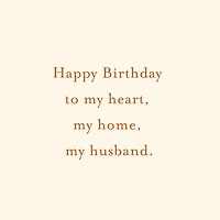 My Heart, My Home Birthday Card for Husband for only USD 4.59 | Hallmark