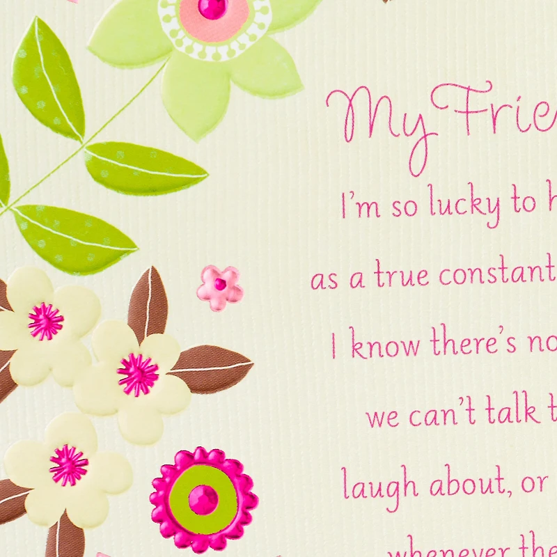 So Lucky to Have a Friend Like You Birthday Card for Her for only USD 5.99 | Hallmark