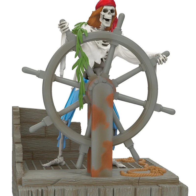 Disney Pirates of the Caribbean Collection Helmsman Skeleton Ornament With Light and Sound for only USD 49.99 | Hallmark